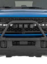 Rough Country Safari Bar 3" OSRAM Quad Wide Steel for Ford Bronco 2021-2025                                     - 51115 - Image 3