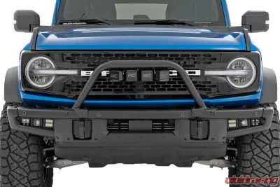 Rough Country Safari Bar 3" OSRAM Quad Wide Steel for Ford Bronco 2021-2025 - 51115