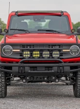 Rough Country Light Bar Mount OE Modular Steel Ford Bronco 4WD 2021-2025                                     - 51135 - Image 6
