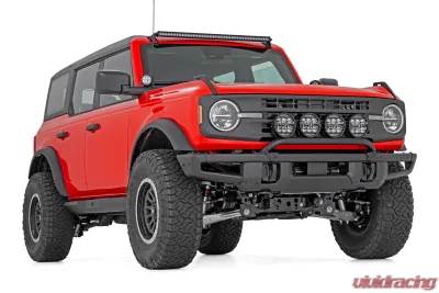 Rough Country Light Bar Mount for 2021-2024 Ford Bronco, 6.5" Round LED, Steel Construction - 51137