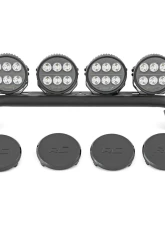 Rough Country Light Bar Mount for 2021-2024 Ford Bronco, 6.5" Round LED, Steel Construction                                     - 51137 - Image 5