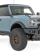 Rough Country LED Light Kit Fog Mount Triple 2" Black Pair Spot | Flood for Ford Bronco 21-25                                     - 51140 - Image 4