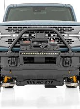 Rough Country LED Light Kit Fog Mount Triple 2" Black Pair Spot | Flood for Ford Bronco 21-25                                     - 51140 - Image 5