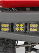 Rough Country LED Light Kit Fog Mount Triple 2" Black Pair Spot | Flood for Ford Bronco 21-25                                     - 51140 - Image 6
