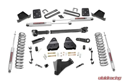 Rough Country 6" Lift Kit Diesel N3 Shocks w/Factory Rear Overload Springs 4in Ford F-250 Super Duty F-350 Super Duty 2017-2022 - 51721