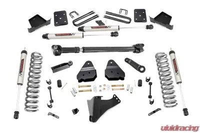 Rough Country 6" Lift Kit Diesel V2 Monotube Shocks w/Factory Rear Overload Springs 4in Ford F-250 Super Duty F-350 Super Duty 2017-2022 - 51771