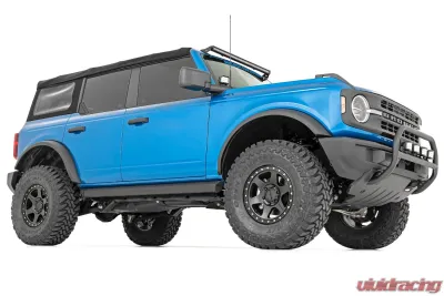 Rough Country SR2 Aluminum Rail for Ford Bronco 4WD 2021-2025, Durable & Easy Install - 52002