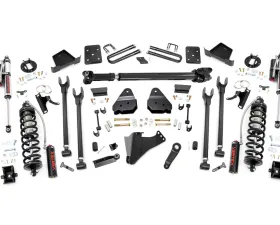 Rough Country 6" Lift Kit 4-Link No OVLD D/S C/O Vertex Ford F-250 | F-350 Super Duty 17-22