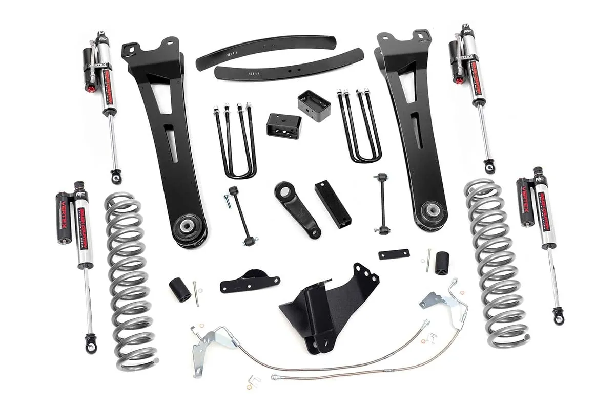 Rough Country 6" Lift Kit Gas w/Vertex Reservoir Ford F-250 Super Duty F-350 Super Duty 2008-2010 - 53950