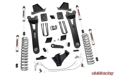 Rough Country 6" Lift Kit Diesel V2 Monotube without Factory Rear Overload Springs Ford F-250 Super Duty 2015-2016 - 54370