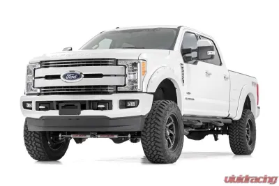 Rough Country 4.5" Coilover Conversion Lift Kit w/3.5" Axle & Vertex Adjustable Rear Shocks Ford Super Duty 4WD 2017-2022 - 55057