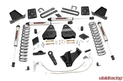 Rough Country 6" Lift Kit Diesel V2 Monotube Shocks without Factory Rear Overload Springs Ford F-250 Super Duty 2015-2016 - 55170