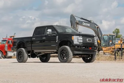 Rough Country 6" Lift Kit Diesel V2 Monotube Shocks w/Factory Rear Overload Springs 4in Ford F-250 Super Duty F-350 Super Duty 2017-2022 - 55470