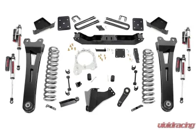 Rough Country 6" Lift Kit Diesel Vertex Reservoir Shocks without Factory Rear Overload Springs 4in Ford F-250 Super Duty F-350 Super Duty 2017-2022 - 55850