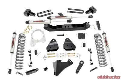 Rough Country 4.5" Lift Kit V2 Monotube without Front Driveshaft Ford F-350 Super Duty 2017-2022 - 55970