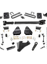Rough Country 6" Lift Kit Diesel Vertex Reservoir Shocks 3.5in w/Factory Rear Overload Springs Ford F-250 Super Duty F-350 Super Duty 2017-2022                                     - 56051 - Image 5