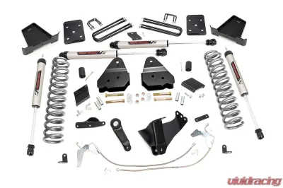 Rough Country 6" Lift Kit Diesel V2 Monotube Shocks w/Factory Rear Overload Springs Ford F-250 Super Duty 2011-2014 - 56470