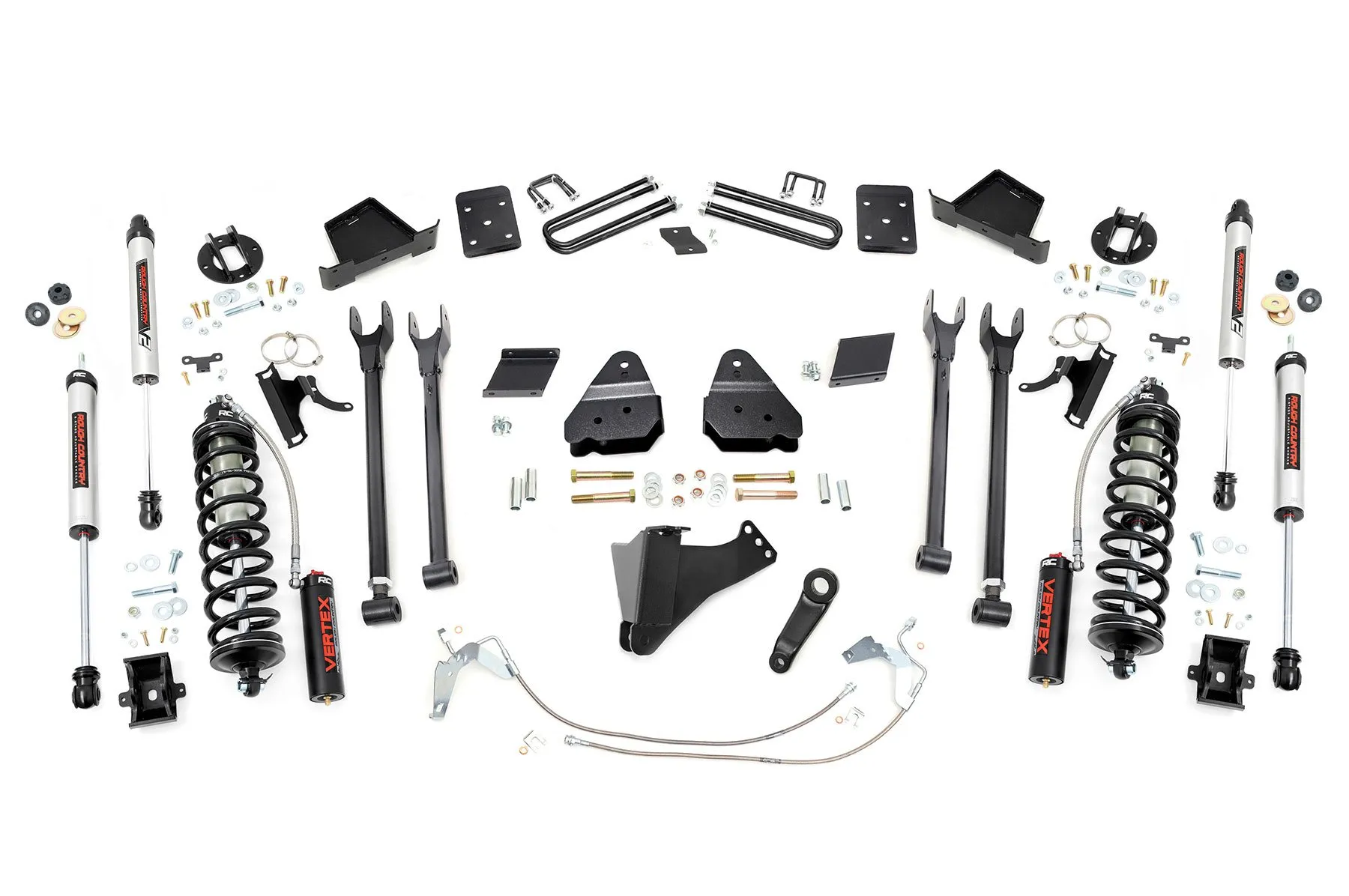 Rough Country 6" Lift Kit 4-Link OVLD C/O V2 Ford F-250 Super Duty 11-14 - 56558