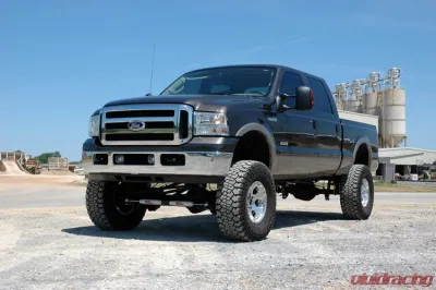 Rough Country 6" Lift Kit Gas Vertex Reservoir w/Factory Rear Overload Springs Ford F-250 Super Duty F-350 Super Duty 2005-2007 - 58150