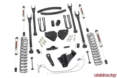Rough Country 6" Lift Kit 4 Link Diesel w/V2 Monotube Ford F-250 Super Duty F-350 Super Duty 2008-2010 - 58470