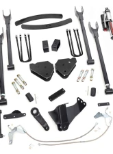 Rough Country 6" Lift Kit 4-Link Gas w/Vertex Reservoir Ford F-250 Super Duty F-350 Super Duty 2008-2010                                     - 58850 - Image 2