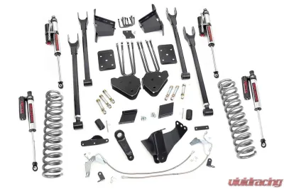 Rough Country 6" Lift Kit Diesel Vertex Reservoir w/Factory Rear Overload Springs Ford F-250 Super Duty 2015-2016 - 58950