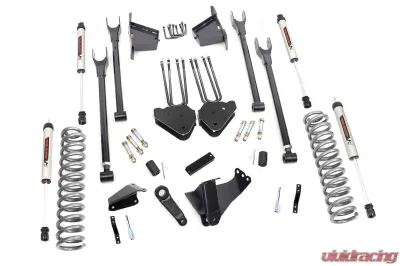 Rough Country 8" Lift Kit Rear Blocks w/V2 Monotube Ford F-250 Super Duty F-350 Super Duty 2005-2007 - 59170