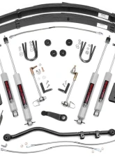 Rough Country 4.5" Lift Kit X-Series w/RR Springs Jeep Cherokee XJ 2WD 4WD 1984-2001                                     - 63330 - Image 4