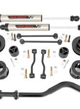 Rough Country 3.5" Lift Kit Spacers w/V2 Monotube Jeep Gladiator JT 2020-2022                                     - 63770 - Image 6