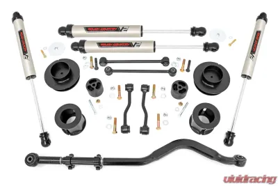 Rough Country 3.5" Lift Kit Spacers w/V2 Monotube Jeep Gladiator JT 2020-2022 - 63770
