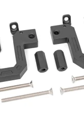 Rough Country Aluminum Grab Handles for Jeep Wrangler 2007-2018, Easy Bolt-On Installation                                     - 6507 - Image 3