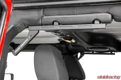 Rough Country Aluminum Grab Handles for Jeep Wrangler 2007-2018, Front and Rear Set - 6509