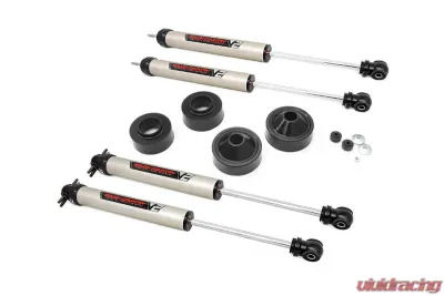 Rough Country 1.75" Lift Kit V2 Monotube Jeep Wrangler JK Unlimited 2WD | 4WD Wrangler JK 2 Door 2007-2018 - 65171