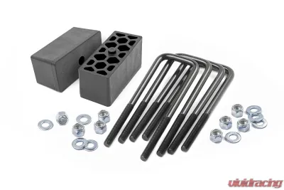 Rough Country 2.5" Block and U-Bolt Kit Chevy GMC 1988-2022 - 6521