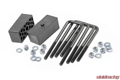 Rough Country 2" Block and U-Bolt Kit Chevy GMC 1988-2022 - 6532
