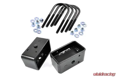 Rough Country 3" Block and U-Bolt Kit Ford 1980-2010 - 6539