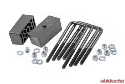 Rough Country 2" Block and U-Bolt Kit Toyota Tacoma 2WD | 4WD Pickup Tundra 1979-2022 - 6549