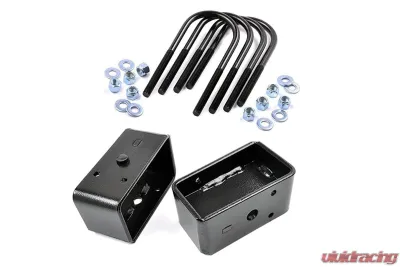 Rough Country 3" Block and U-Bolt Kit Ford F-250 Super Duty 2WD 4WD 1999-2010 - 6552