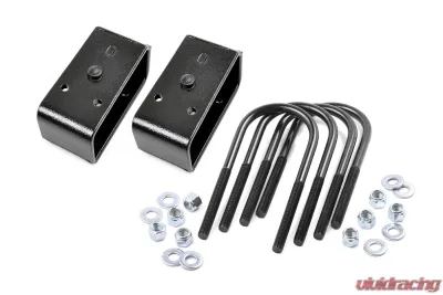 Rough Country 2" Block and U-Bolt Kit Ford F-250 Super Duty 2WD 4WD 2005-2010 - 6557
