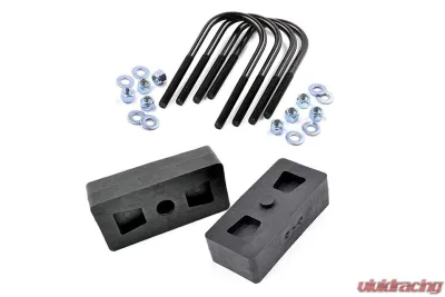 Rough Country 1" Block and U-Bolt Kit Ford F-150 2WD 4WD 1997-2003 - 6581