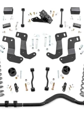 Rough Country 3.5" Lift Kit C | A Drop 4-Door w/V2 Monotube Jeep Wrangler JL Unlimited 2018-2022                                     - 66870 - Image 6