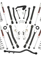 Rough Country 4" Lift Kit X-Series M1 Jeep Wrangler Unlimited 2WD | 4WD 2007-2018                                     - 67440 - Image 6