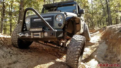 Rough Country 4" Lift Kit X-Series w/V2 Monotube Shocks Jeep Wrangler JK Unlimited 2WD 4WD 2007-2018 - 67470