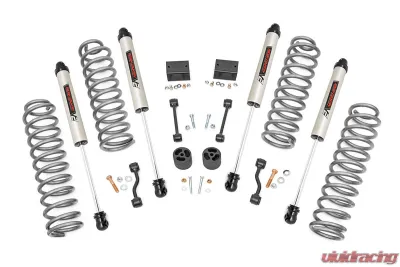 Rough Country 2.5" Lift Kit Non-Rubicon w/V2 Monotube Jeep Wrangler JL Unlimited 2018-2022 - 67770