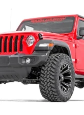 Rough Country 2.5" Lift Kit Non-Rubicon w/V2 Monotube Jeep Wrangler JL Unlimited 2018-2022                                     - 67770 - Image 2