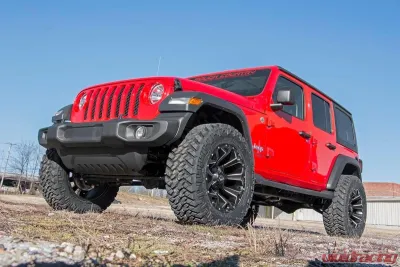Rough Country 2.5" Lift Kit Non-Rubicon w/V2 Monotube Jeep Wrangler JL Unlimited 2018-2022 - 67770