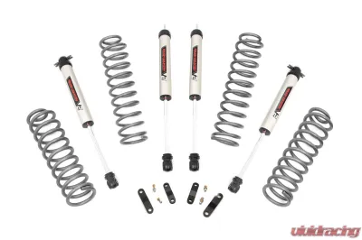 Rough Country 2.5" Coil Spring Suspension Lift Kit w/V2 Monotube Jeep Wrangler JK 2 Door 2007-2018 - 67870