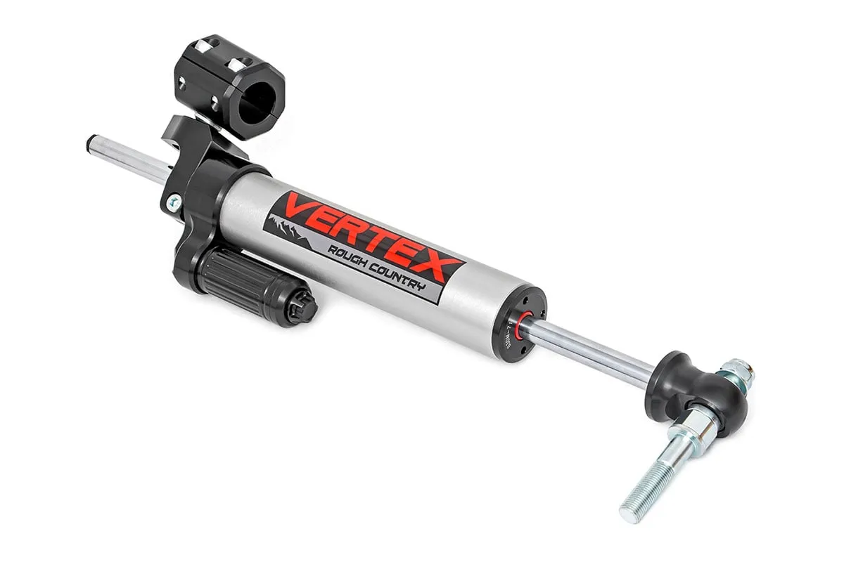 Rough Country Jeep Vertex Pass-Through Steering Stabilizer 07-18 Wrangler JK - 680900
