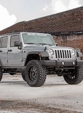 Rough Country 4" Lift Kit w/V2 Monotube Shocks Jeep Wrangler JK Unlimited 2WD 4WD 2007-2018                                     - 68170 - Image 2