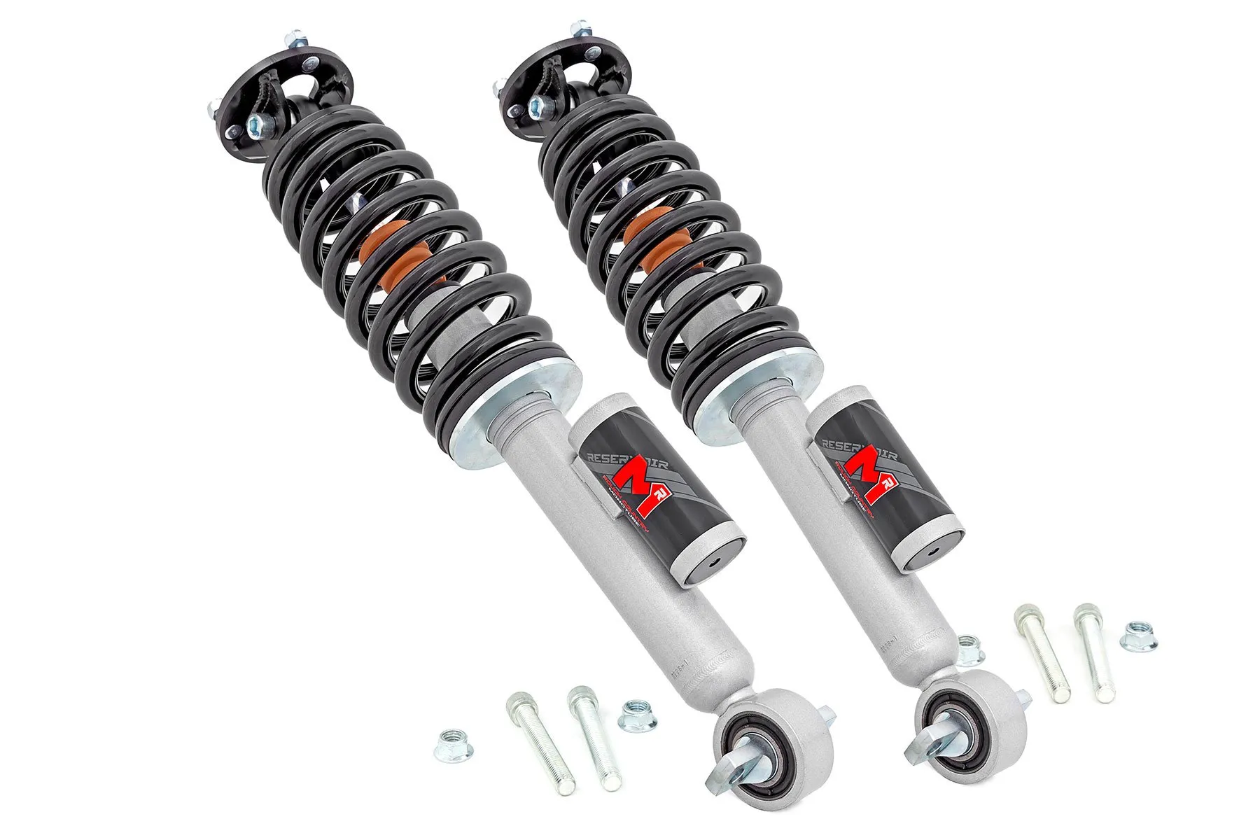 Rough Country M1R Reservoir Loaded Struts Adjustable Height Front 7" Ford Bronco 21-25 - 684053